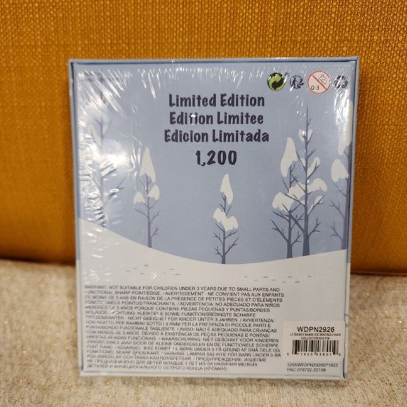 Loungefly Disney Bambi & Thumper On Ice Skating Sliding 3" Enamel Pin LE NEW - Picture 6 of 8